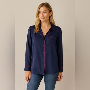 1045 Reformation Button Up Blouse